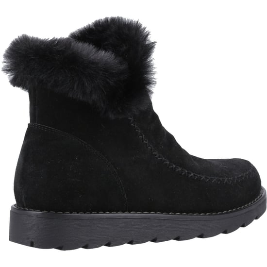Hush Puppies Moira Wildleder Damen Schwarz Stiefel - Image 2