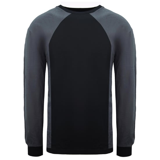 Dickies Zwei -Ton -Herren schwarz/grauer Pullover - Image 1