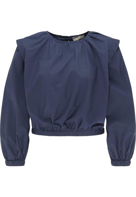 Dreimaster Bluse Damen Marine - Image 1