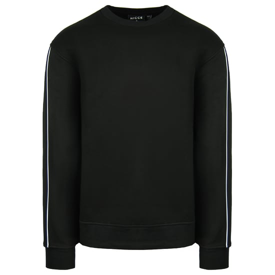 Nicce Crew Neck Long Sleeve Pullover Black Mens Geti Sweashirt 211 1 03 07 0001