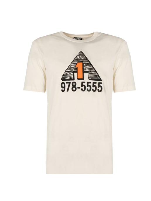 Diesel T-Shirt T-Just Men's Beige