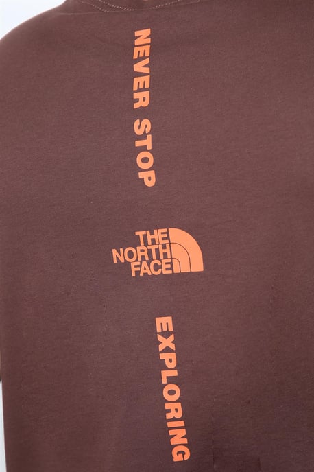 The North Face Vertikal-T-Shirt in Lila / Orange - Image 4