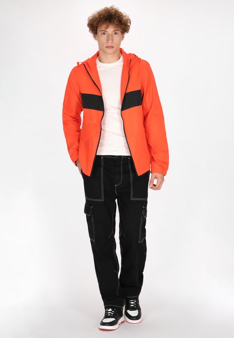 Mo Jacke Herren ORANGE SCHWARZ - Image 2