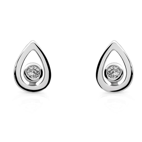 Orphelia 'Ellie' Damen 925 Sterling Silber Set: Halskette + Ohrringe - Silber SET-7485 - Image 3