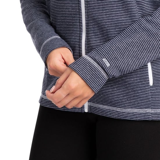 Trespass Womens/Ladies Rootless Stripe Marl AT200 Fleece Jacket (Navy)