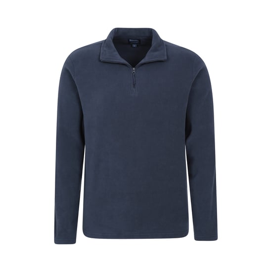 Mountain Warehouse Herren Camber II Half Zip Fleece Top (Marine) - Image 4