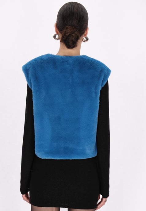 Mymo Weste Damen blau - Image 4