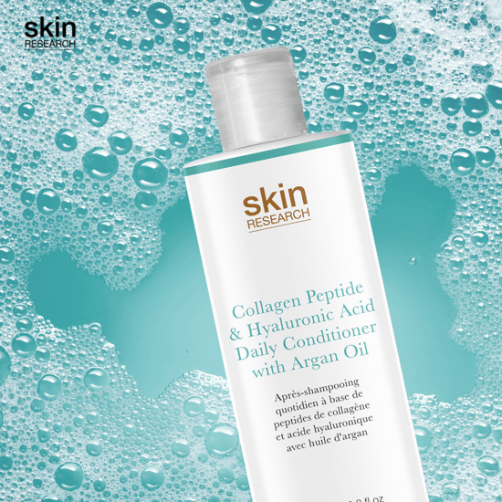 Skin Research Collagen Peptide & Hyaluronic Acid Daily Conditioner with Argan Oil 250ml