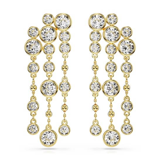 Swarovski 'Imber' Damen Ohrringe aus vergoldetem Metall mit Tropfenform - Gold 5680093 - Image 1