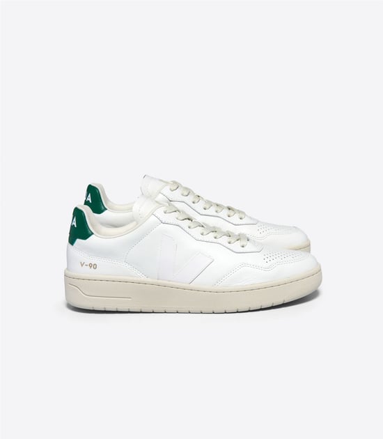 Veja V-90 Weiße Ledersneaker Für Herren - Image 1