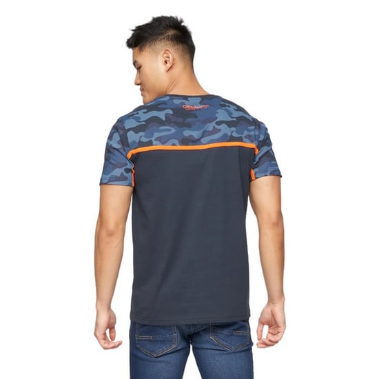 Crosshatch - "Brightling" T-Shirt für Herren (Marineblau) - Image 2