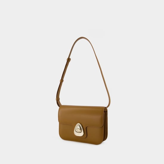 Astra Small Crossbody Tasche - A.P.C - Leder - Braun - Image 6