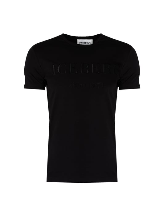 Iceberg T-Shirt C-Neck Herren schwarz - Image 1