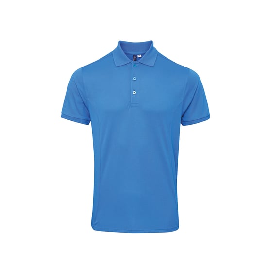 Premier Mens Coolchecker Plus Pique Polo mit CoolPlus (Sapphire) - Image 1