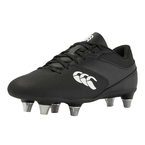 Canterbury - Chaussures de rugby pour terrain mou PHOENIX RAZE - Enfant (Noir / Blanc) - Image 1