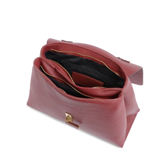 V Italia Damenhandtasche Rot 10520 Dollaro Rubino - Image 4