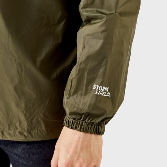 Peter Storm Men's Waterproof, Lightweight & Packable Cagoule with Large Zipped Pocket