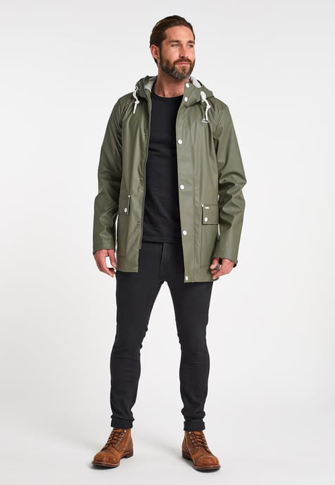 ICEBOUND Regenjacke Herren Oliv - Image 4