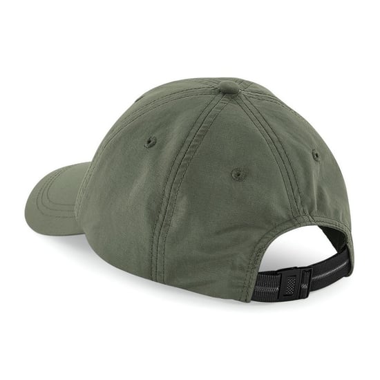 Beechfield Unisex Outdoor Waterproof 6 Panel Baseball Cap (Pack of 2) (Olive)