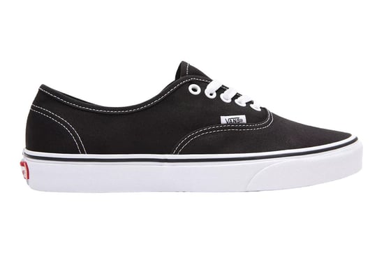 Herren Damen Vans Authentic Canvas Sneaker - (Schwarz / Weiß) - Image 1
