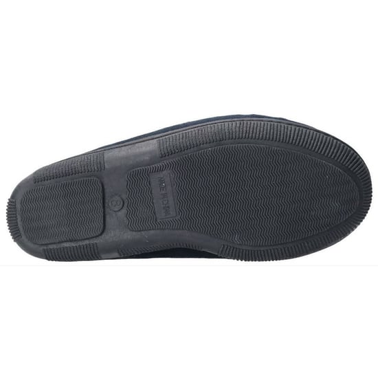 Hush Puppies Herren Ace Slip On Leder Pantoffel (Marine) - Image 4