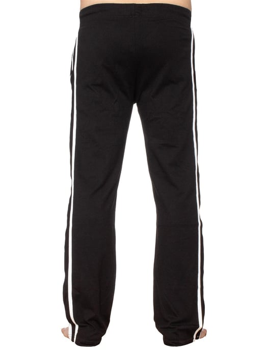 Enzo | Herren T-Shirt & Hose Loungewear Set - Weiß/Schwarz - Image 4