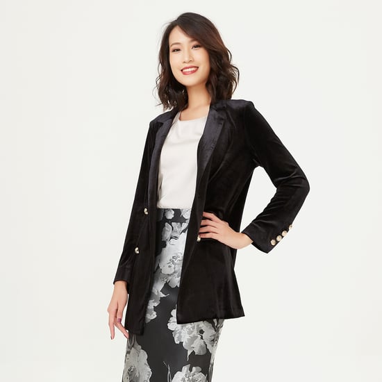 Samtjacke mit doppelter Knopfleiste - Image 2