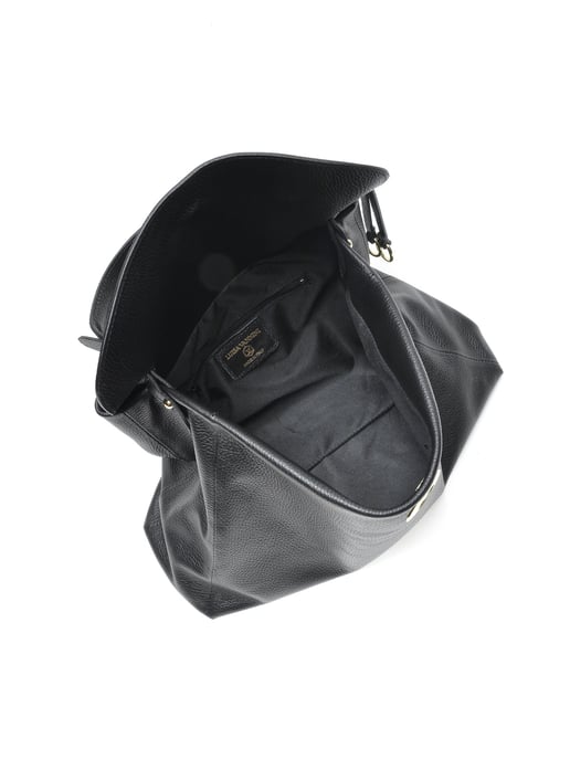 Luisa Vannini SS22 LV 1782T Noir Cuir de vachette Sac - Image 4