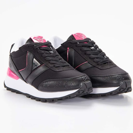 Guess Damen Sneaker Samsin Logo Waffelmuster - Image 1