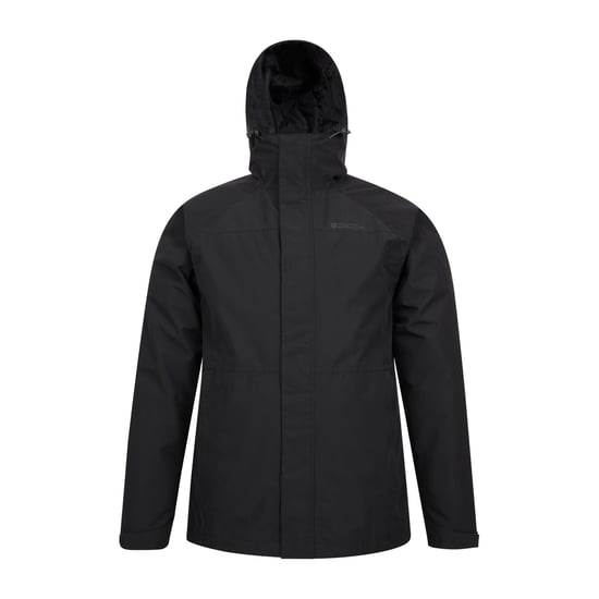 Mountain Warehouse Herren Alaskan 3-in-1-wasserdichte Jacke (Schwarz) - Image 1