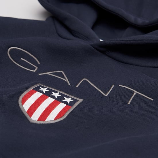 Gant Shield Hoodie Sweatshirt - Image 3