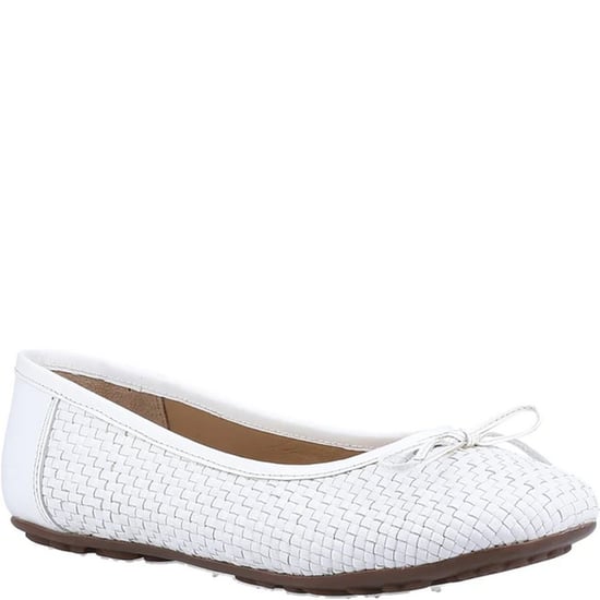 Hush Puppies Damen/Damen Ballerina Leder Pumps (Weiß) - Image 1