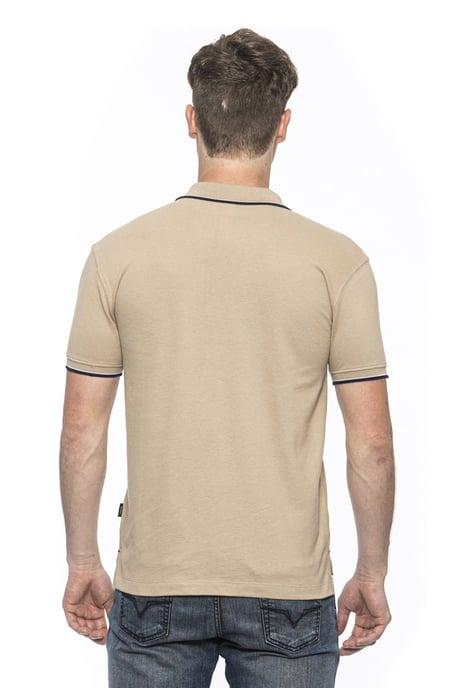 19V69 Italia Mens Polo Beige COSTINA BEIGE
