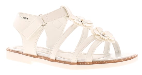 Princess Stardust Girls Sandals Younger Strappy Pearly white