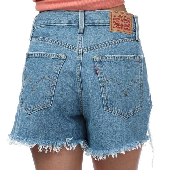 Short Taille Haute Mom Levis Pour Femme en Jean Denim - Image 2