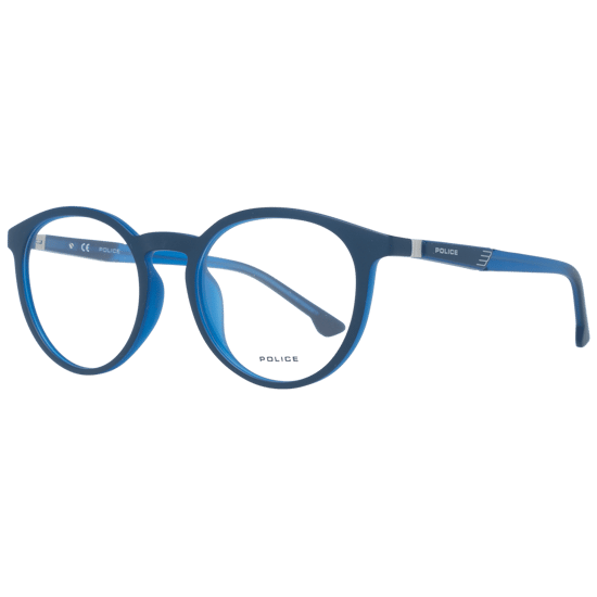 Police Round Mens Blue Glasses