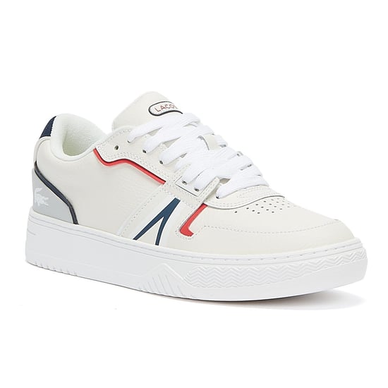 Lacoste L001 0321 1 Herrensneaker in weiß/navy/rot - Image 2