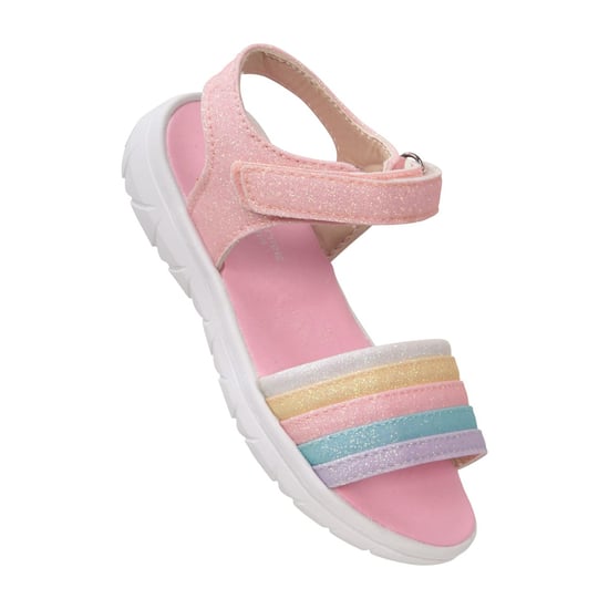 Mountain Warehouse - Mädchen Sandalen, Regenbogen, Leder (Pink) - Image 1