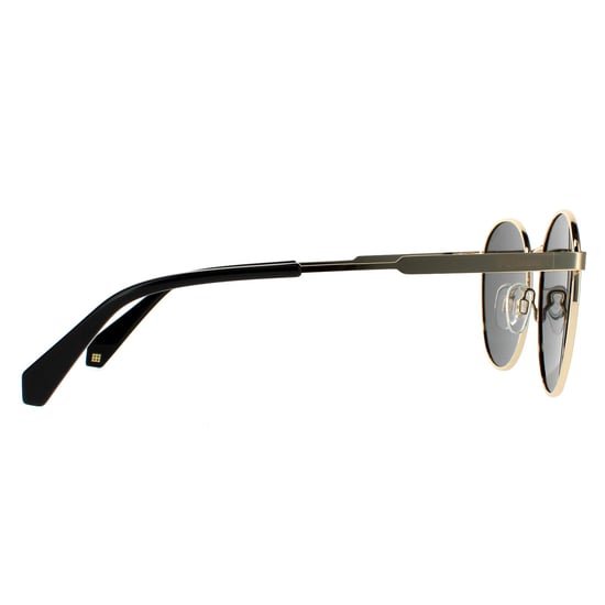 Polaroid Runde Unisex Gold Grau Grau Polarisierte Sonnenbrille - Image 4