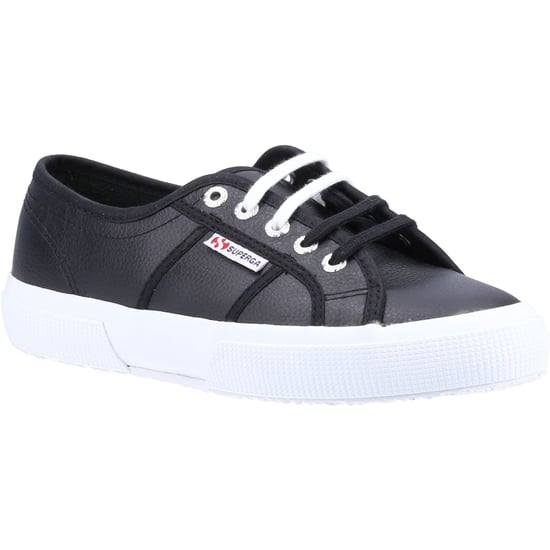 Superga 2750 Leather Herren Schwarz/Weiß Turnschuhe - Image 1