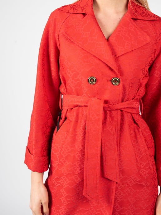 Pinko Trench-coat Tandil Damen rot - Image 5