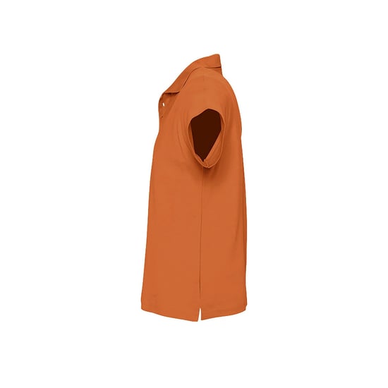 SOLS Herren Sommer II Pique Kurzarm-Poloshirt (Orange) - Image 3