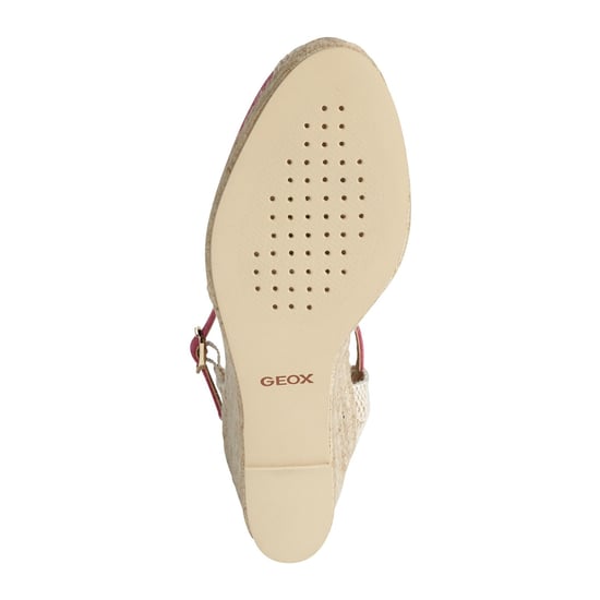 Geox D GELSA Leder-Damensandalen In Zyklamen - Image 3