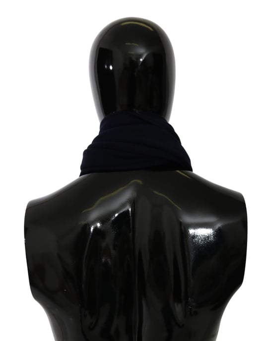 Dolce & Gabbana Men's Blue #DGLovesLondon Wrap Shawl Wool Scarf (Echarpe en laine) - Image 2
