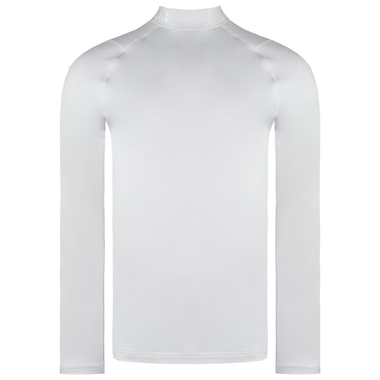 Under Armour Coldgear White Herren Infrarot ausgestattet Golf Mock Baselayer 1366269 100 - Image 1