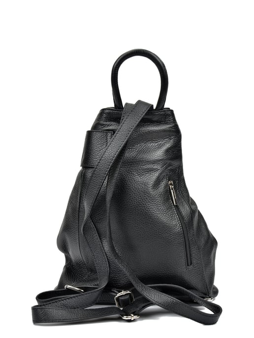 Anna Luchini SS22 AL 1083 Schwarze Ledertasche - Image 2