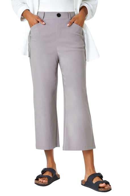 Cropped Stretch Culotte