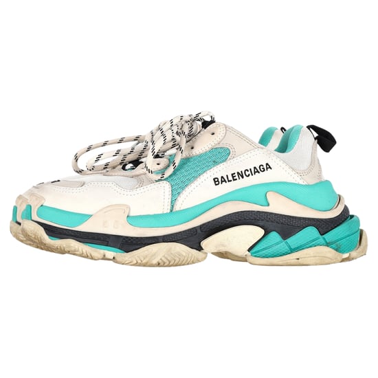 Balenciaga Triple S Sneaker aus türkisem Polyester - Image 5