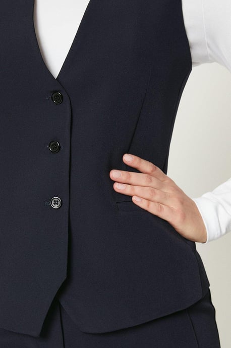 Single Breasted Sleeveless Waistcoat