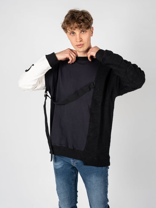 Nicolo Tonetto Sweatshirt Lien Herren schwarz - Image 3